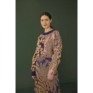 Farm Rio Mixed Yawanawa Vanahu Sweater Size Large